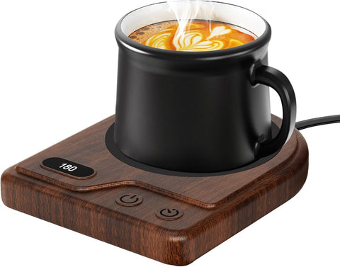 Coffee Mug Warmer, Coffee Warmer with 3 Adjustable Temperature Settings, Mug Warmer for Desk with 2-12 Auto Shutoff, Smart Candle Warmer, Electric Coffee Cup Warmer As Perfect Coffee Gift Choice