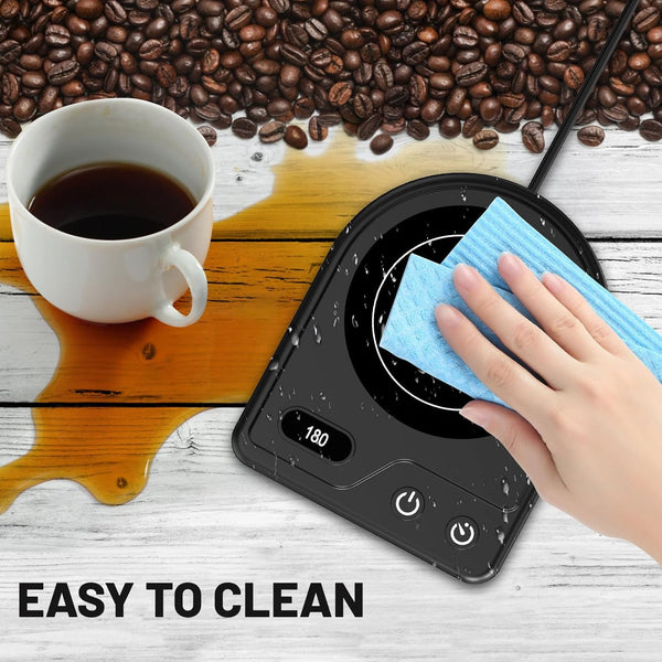 Mug Warmer,Coffee Mug Warmer with 3 Adjustable Temperature Settings,Coffee Warmer with 2-12H Auto Shutoff Functions,Easy to Clean Mug Warmer for Desk,Compact and Multifunctional Coffee Cup Warmer
