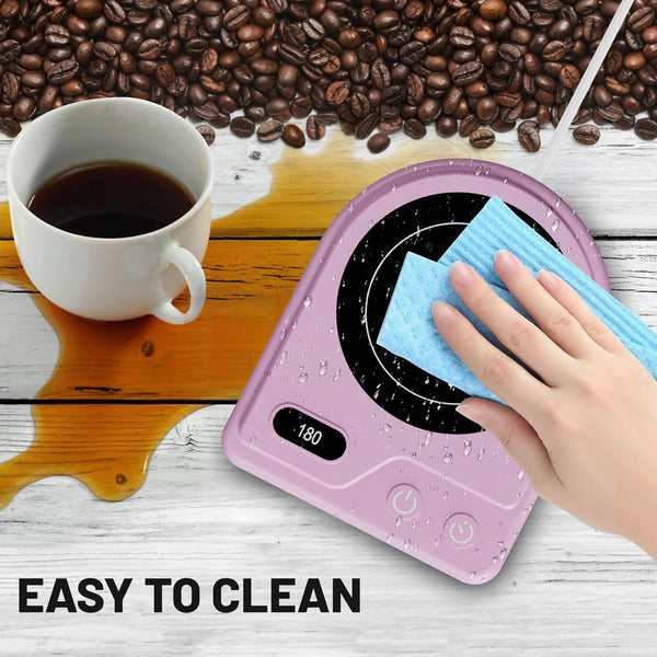 Mug Warmer,Coffee Mug Warmer with 3 Adjustable Temperature Settings,Coffee Warmer with 2-12 Auto Shutoff Functions,Easy to Clean Mug Warmer for Desk,Multifunctional Coffee Cup Warmer