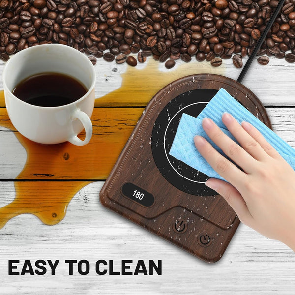 Coffee Mug Warmer, Coffee Warmer with 3 Adjustable Temperature Settings, Mug Warmer for Desk with 2-12 Auto Shutoff, Smart Candle Warmer, Electric Coffee Cup Warmer As Perfect Coffee Gift Choice