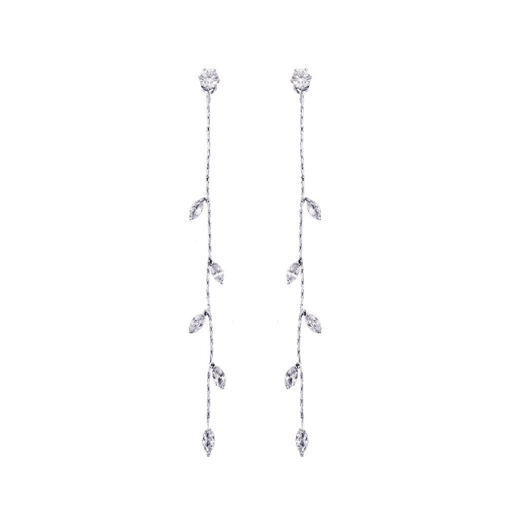 1 Pair Willow Earrings, Simple and Fresh Personality, Super Fairy Long Paragraph Wild Earrings