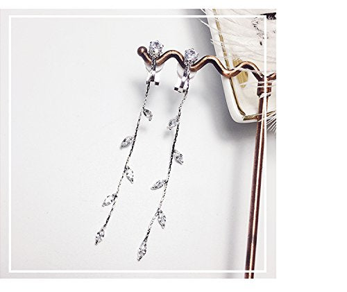 1 Pair Willow Earrings, Simple and Fresh Personality, Super Fairy Long Paragraph Wild Earrings