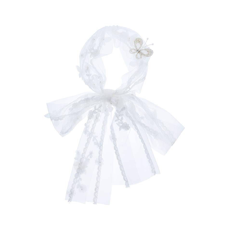 Elegant Floral Lace Headband Sweet Wedding Hair Band for Bridal