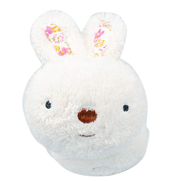 Adjustable Winter Ear Warmer Lovely Faux Fur Ear Protector Rabbit Headband White for Kids