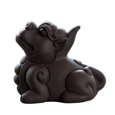 Chinese Yixing Zisha Tea Pet - Handmade Gongfu Purple Tea pet Accessories Kung Fu Tea Tray Decoration, Ceramic Teapots Tea Set,A for Tea Lovers (Brave Troops)