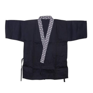 Japanese Style Waiter Clothes Half Sleeve Uniform Sushi Restaurant Chef Jacket Waiter Clothing Black
