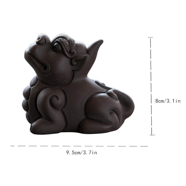 Chinese Yixing Zisha Tea Pet - Handmade Gongfu Purple Tea pet Accessories Kung Fu Tea Tray Decoration, Ceramic Teapots Tea Set,A for Tea Lovers (Brave Troops)