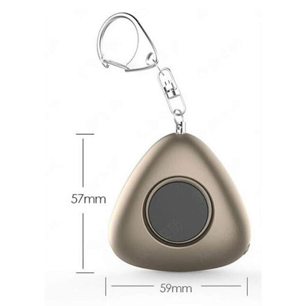 120db Emergency Personal Alarm Keychain Self-Defence Personal Security Keychain Alarm Black
