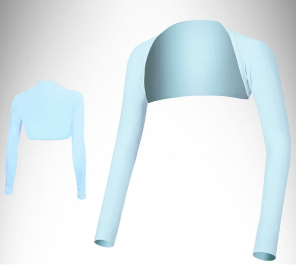 Lanburch Blue Golf Clothing Shirts Womens Golf Clothes Sun Protective Clothing Wraps Arm Protectors