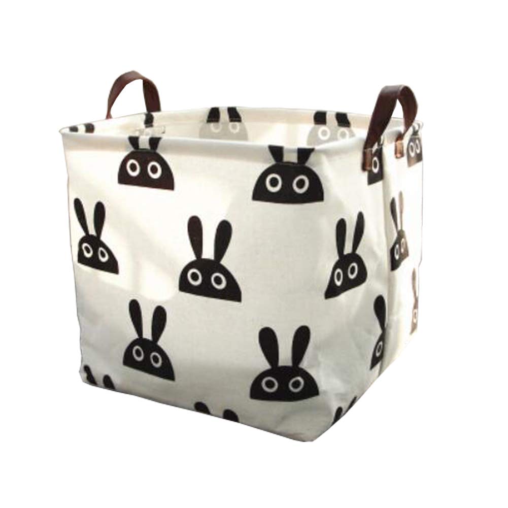 Simple Design Rabbit Foldable Laundry Basket Storage Bag Practical Hamper Bag Toys Clothing Organizer