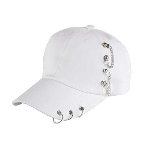 Men Women Adjustable Punk Rock Hip-Hop Hat Cap Fitted Cap Baseball Cap #3