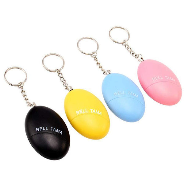 120db Oval Emergency Personal Alarm Keychain Self-Defence Personal Security Keychain Alarm Pink