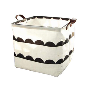 Simple Design Semicircular Foldable Laundry Basket Storage Bag Practical Hamper Bag Toys Clothing Organizer