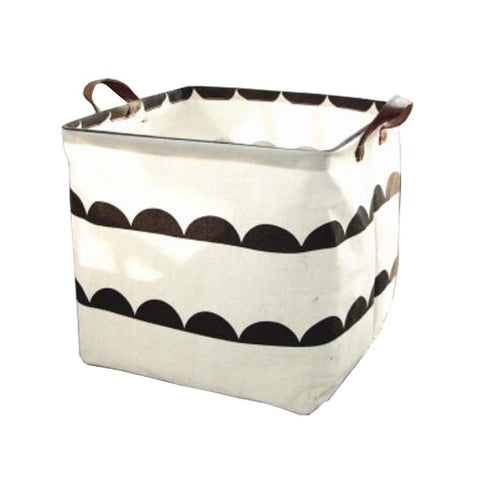 Simple Design Semicircular Foldable Laundry Basket Storage Bag Practical Hamper Bag Toys Clothing Organizer