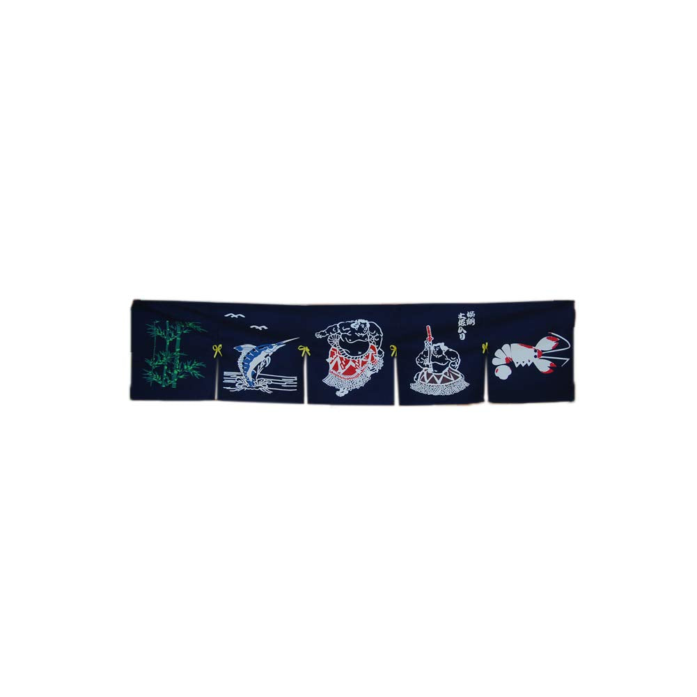Japanese Style Window Shade Short Curtains Sushi Restaurant Banner Door Hallway Hanging Curtains Divider