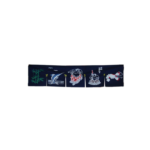 Japanese Style Window Shade Short Curtains Sushi Restaurant Banner Door Hallway Hanging Curtains Divider