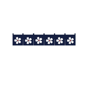 Japanese Style Curtains Sushi Restaurant Banner Decoration Door Hallway Sakura Hanging Curtains Divider