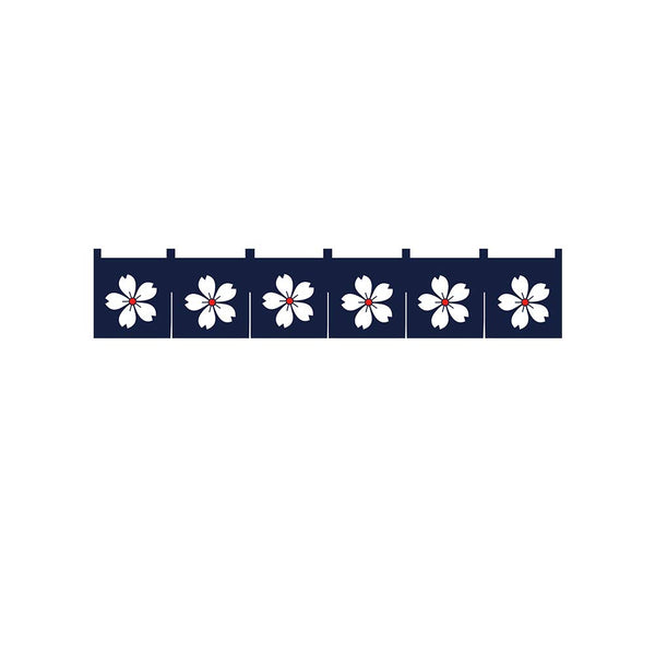 Japanese Style Curtains Sushi Restaurant Banner Decoration Door Hallway Sakura Hanging Curtains Divider