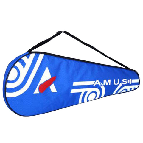 [Blue] Waterproof Badminton Racket Bag,Tennis Racquet Bag,Single Shoulder Racket Bag