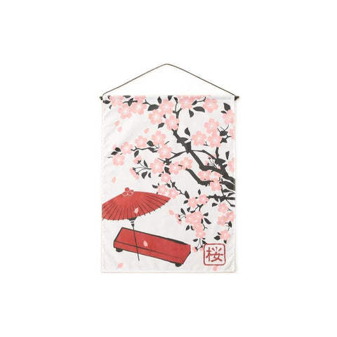 Japanese Style Store Banner Decoration Restaurant Symbol Sign Curtains Doorway Art Flags(Sakura)