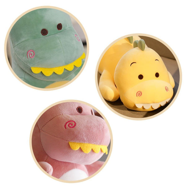 16 inches Cute and Soft Stuffed Dinosaur Plush Stuffed Animal Toy Doll Decorative Doll Yellow