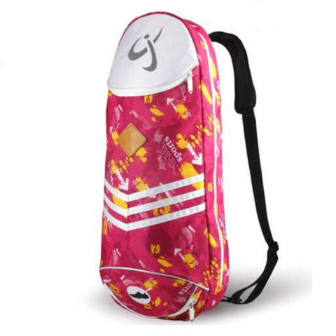 Waterproof Badminton Racket Bag,Tennis Racquet Bag,Single Shoulder Racket Bag, Multicolor Rose