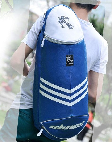 Waterproof Badminton Racket Bag,Tennis Racquet Bag,Single Shoulder Racket Bag, Blue