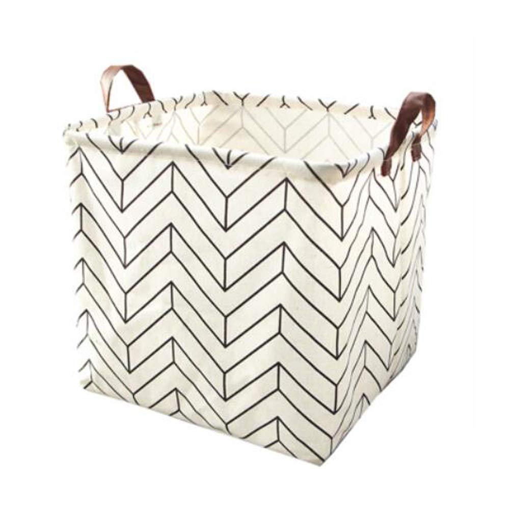 Simple Design Geometry Foldable Laundry Basket Storage Bag Practical Hamper Bag Toys Clothing Organizer