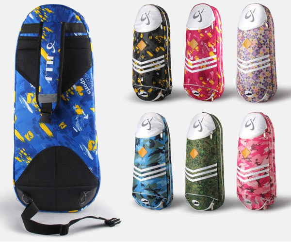 Waterproof Badminton Racket Bag,Tennis Racquet Bag,Single Shoulder Racket Bag, Multicolor Rose