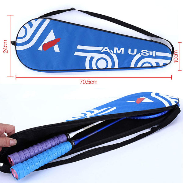 [Red] Waterproof Badminton Racket Bag,Tennis Racquet Bag,Single Shoulder Racket Bag