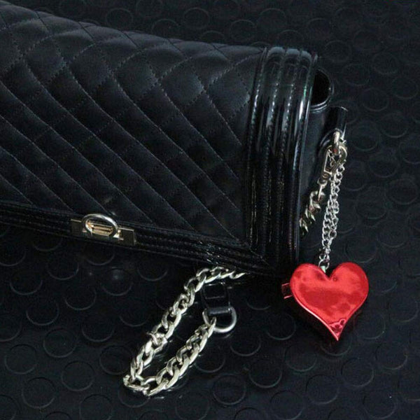 130db Emergency Personal Alarm Keychain Self-Defence Personal Security Keychain Alarm Red Heart
