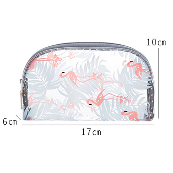 Cute Sheep Purse Clear Makeup Bags Portable Travel Organizer Toiletries Beauty Stuff Essential Multifunction Case