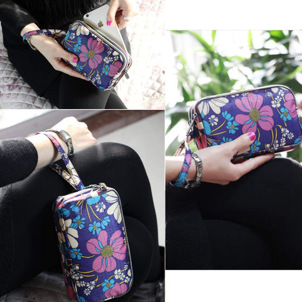 Ladies Fashion Small Card Case Wallet Change Coin Purse Pouch Bag with Zipper, Candy