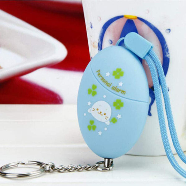 120db Oval Emergency Personal Alarm Keychain Self-Defence Personal Security Keychain Alarm Sea Lion