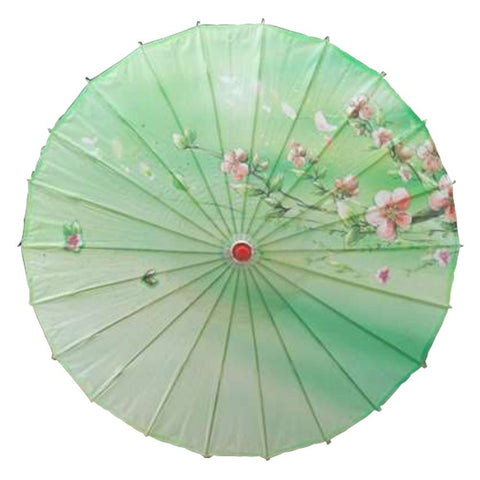 Lanburch Handmade Chinese/Japanese Style Vintage Paper Umbrella Parasol 33-Inch Peach Blossom