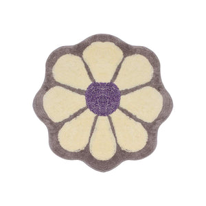 European Style Cartoon Floral Entryway Rugs Kitchen Rugs Non Skid Area Rug Brown