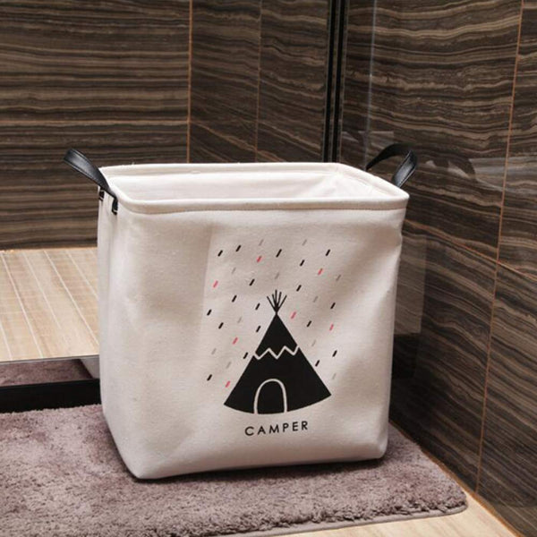 House Foldable Laundry Basket Storage Bag Practical Hamper Bag Toys Clothing Organizer