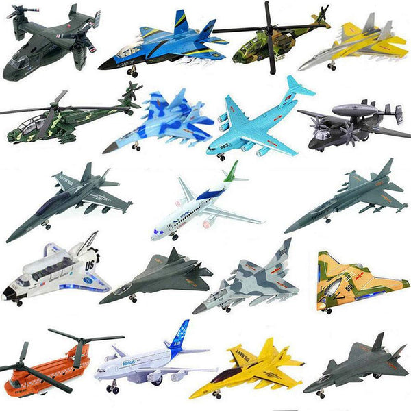 Chinashow Kids Toy Airplane Alloy Metal Airplane Model Pullback Airplane with Realistic Aircraft Sounds J-15 Fighter Yellow