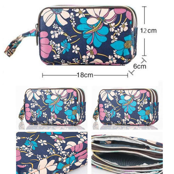 Ladies Fashion Small Card Case Wallet Change Coin Purse Pouch Bag with Zipper, Candy